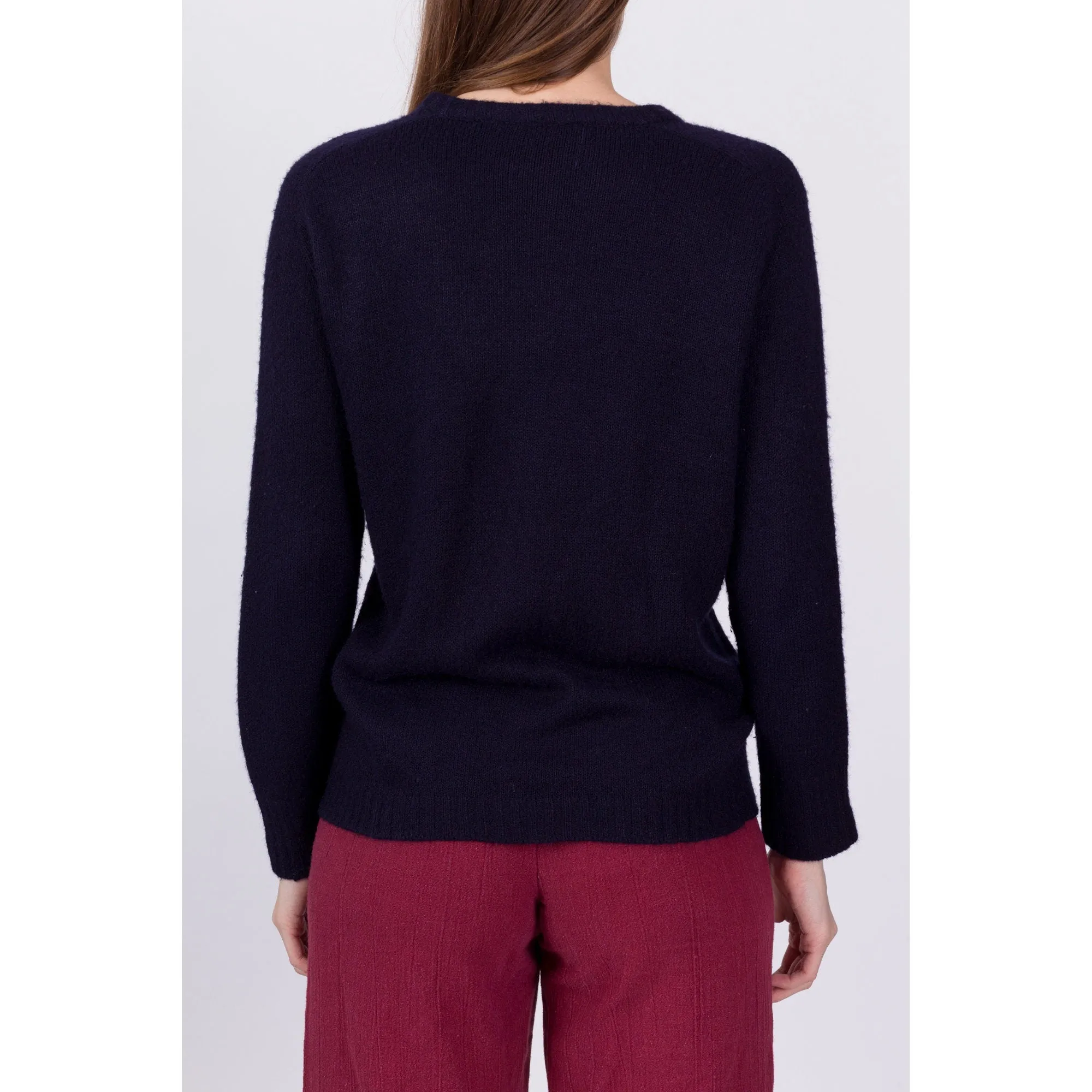 60s 70s Scranton State Hospital Cardigan - Medium