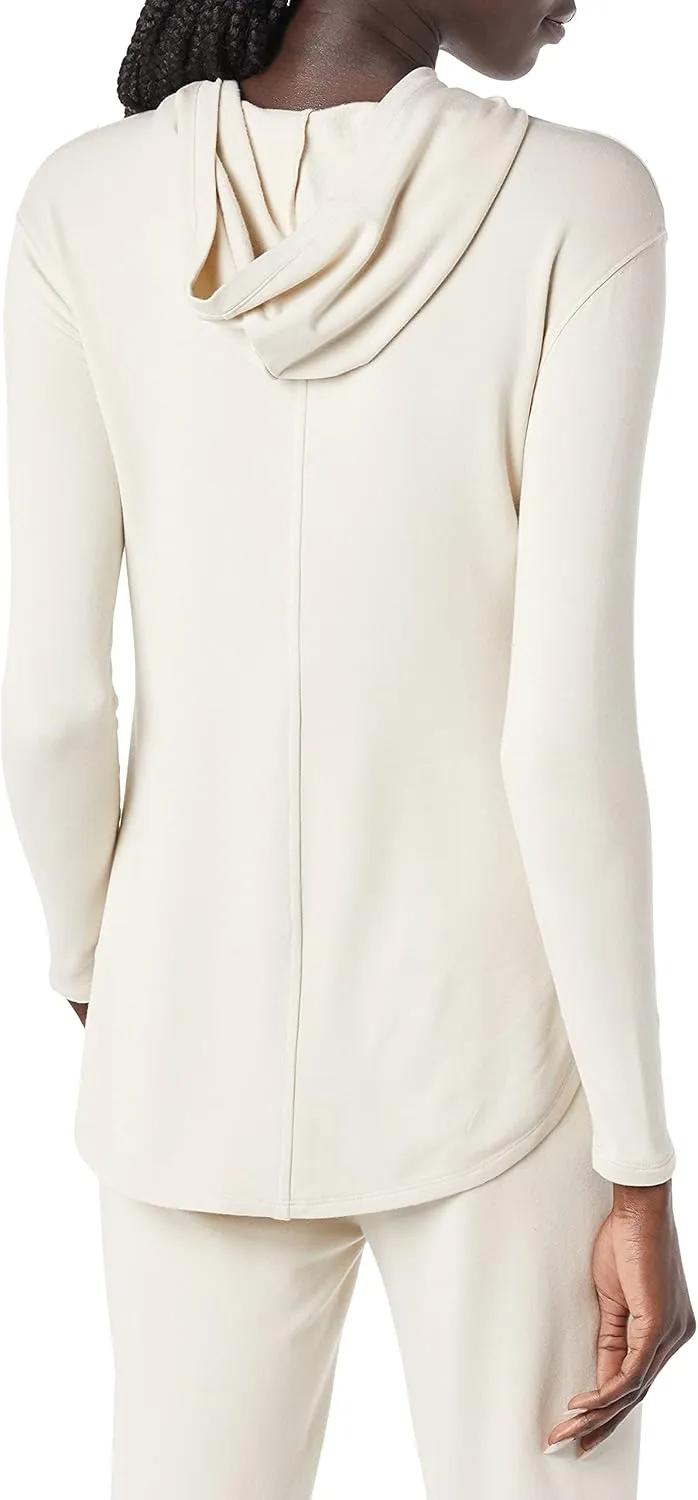 Amazon Essentials Women's Supersoft Terry Essentials Hoodie, Standard-Fit Long-Sleeve Pullover