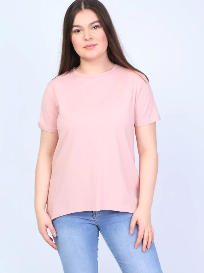 Basic plain T-shirt