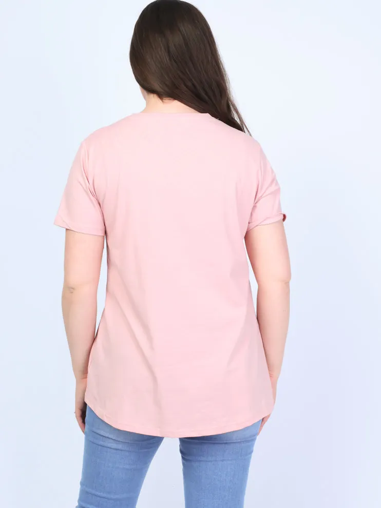 Basic plain T-shirt