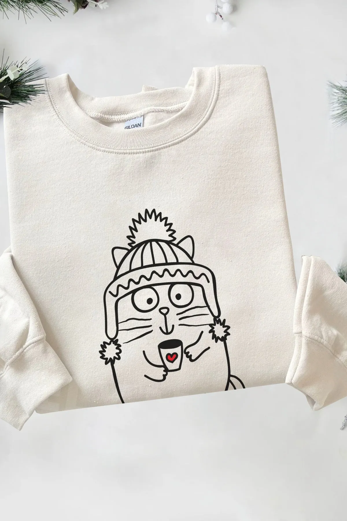 Beanie Kitty Fleece Sweatshirt