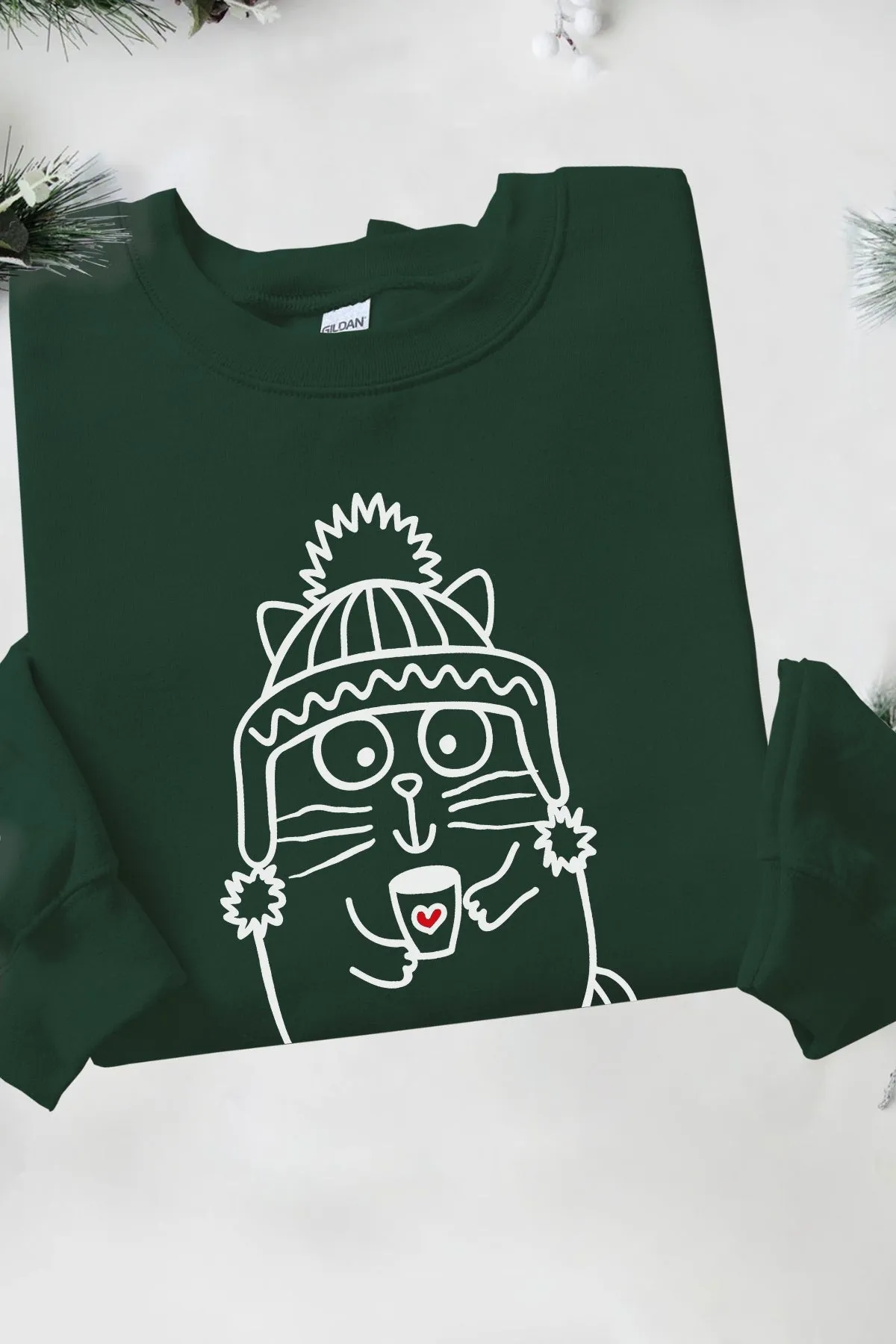 Beanie Kitty Fleece Sweatshirt