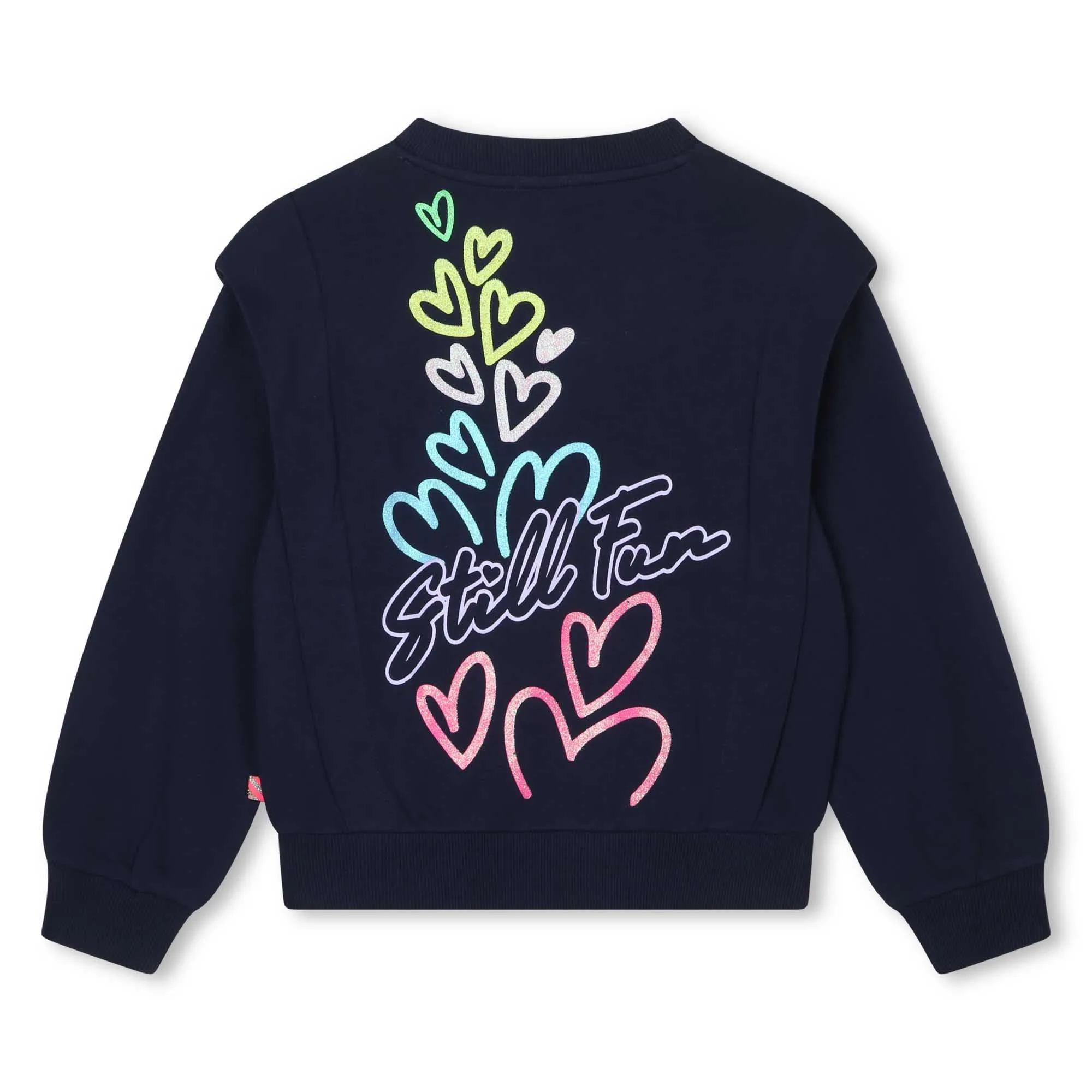 BILLIEBLUE NAVY GRAPHIC SWEATSHIRT