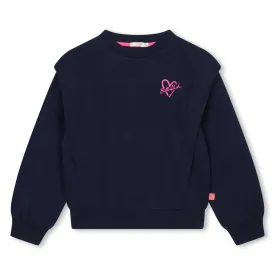 BILLIEBLUE NAVY GRAPHIC SWEATSHIRT
