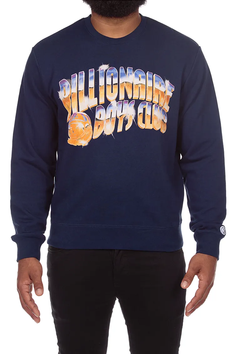 Billionaire Boys Club BB Chrome Oversized Crewneck Sweatshirt
