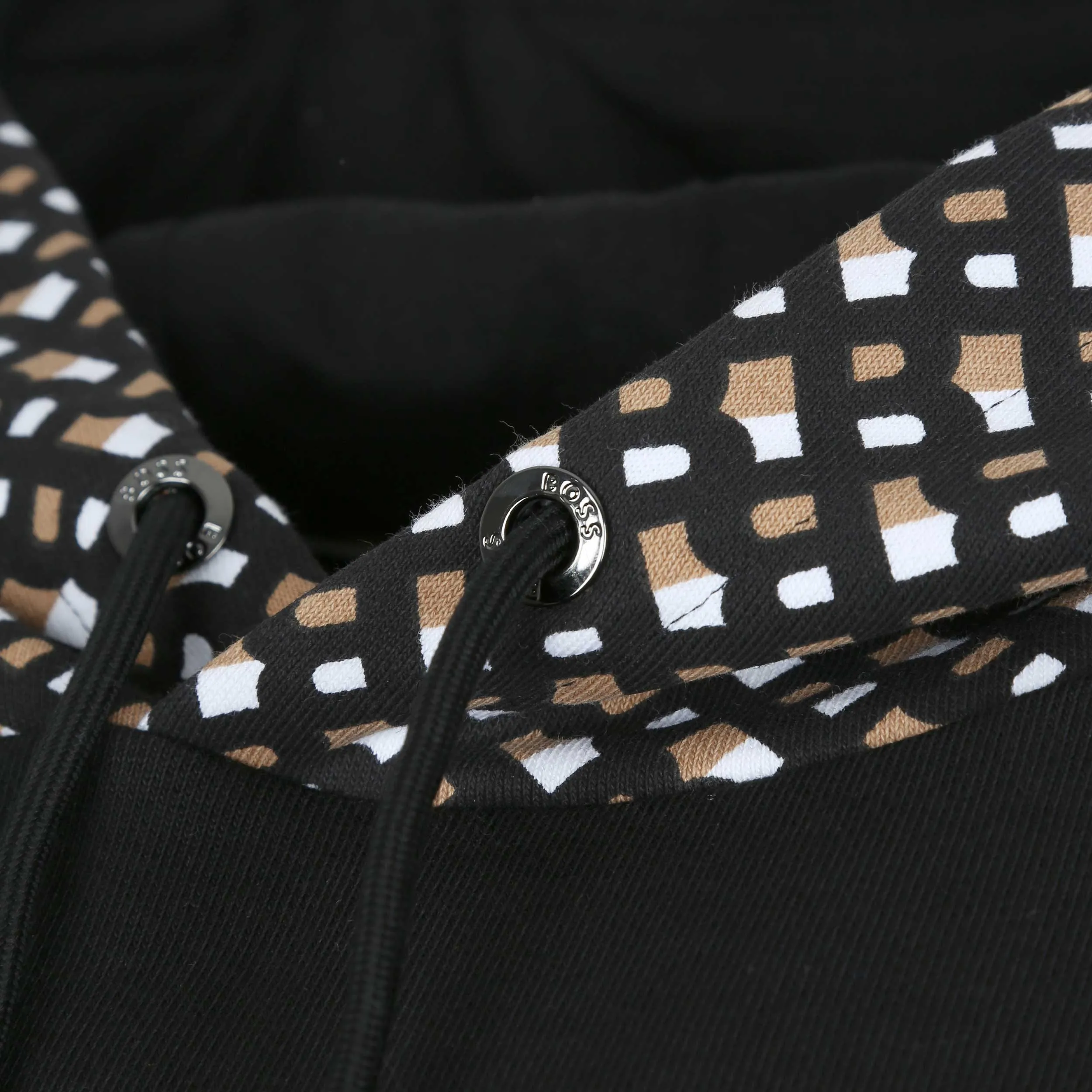 BOSS Sullivan 06 Hooded Sweat Top in Black