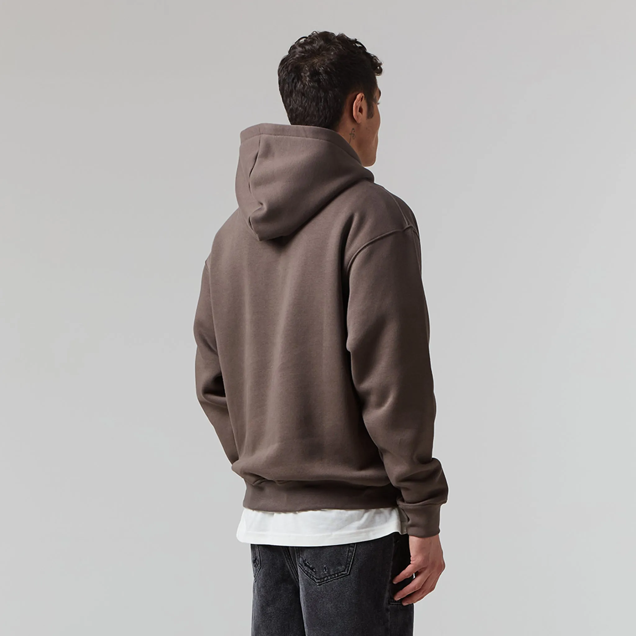 Box Fit Hoodie | Mocha