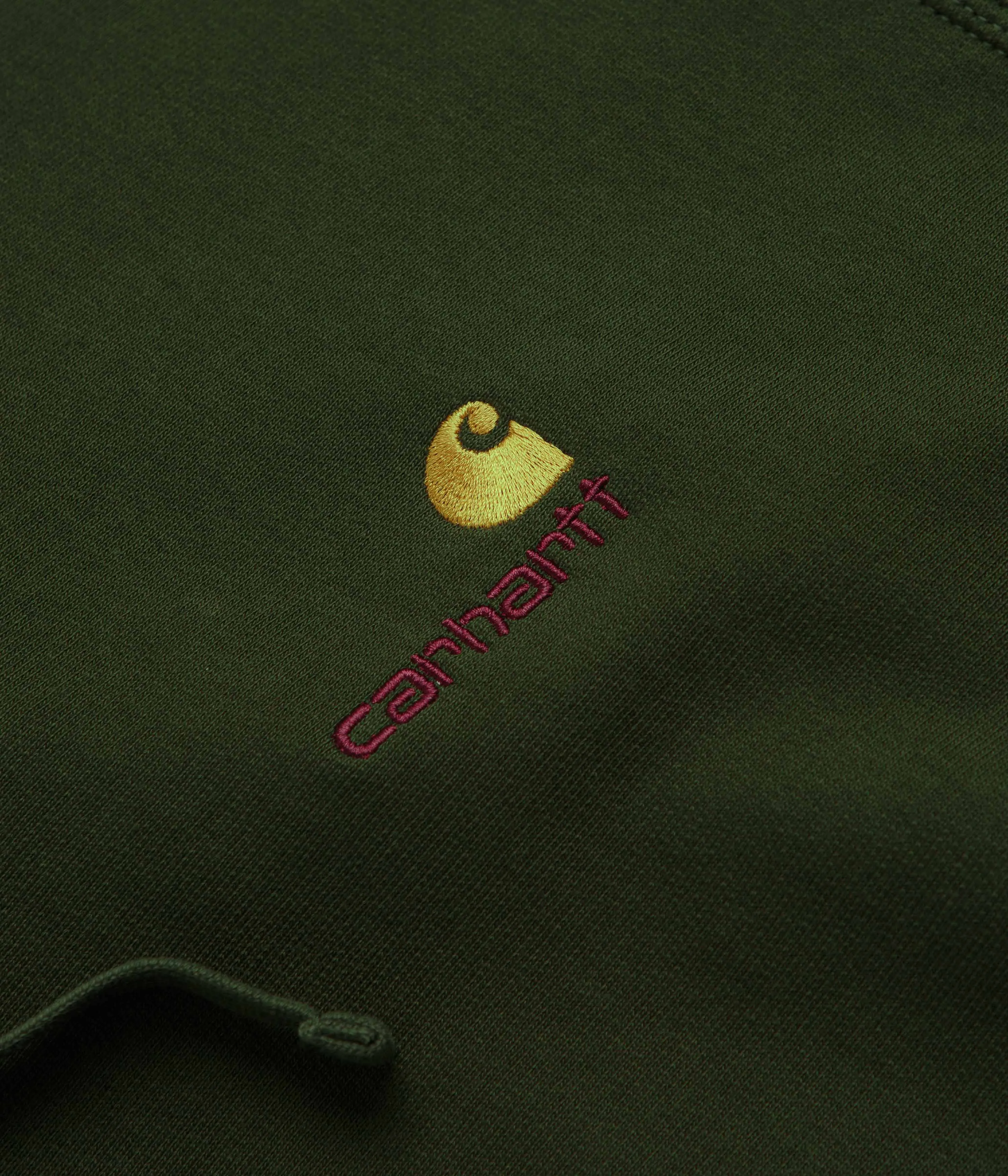 Carhartt American Script Hoodie - Tarragon