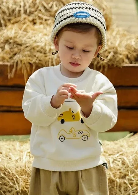 Cartoon Print Baby Sweatshirt