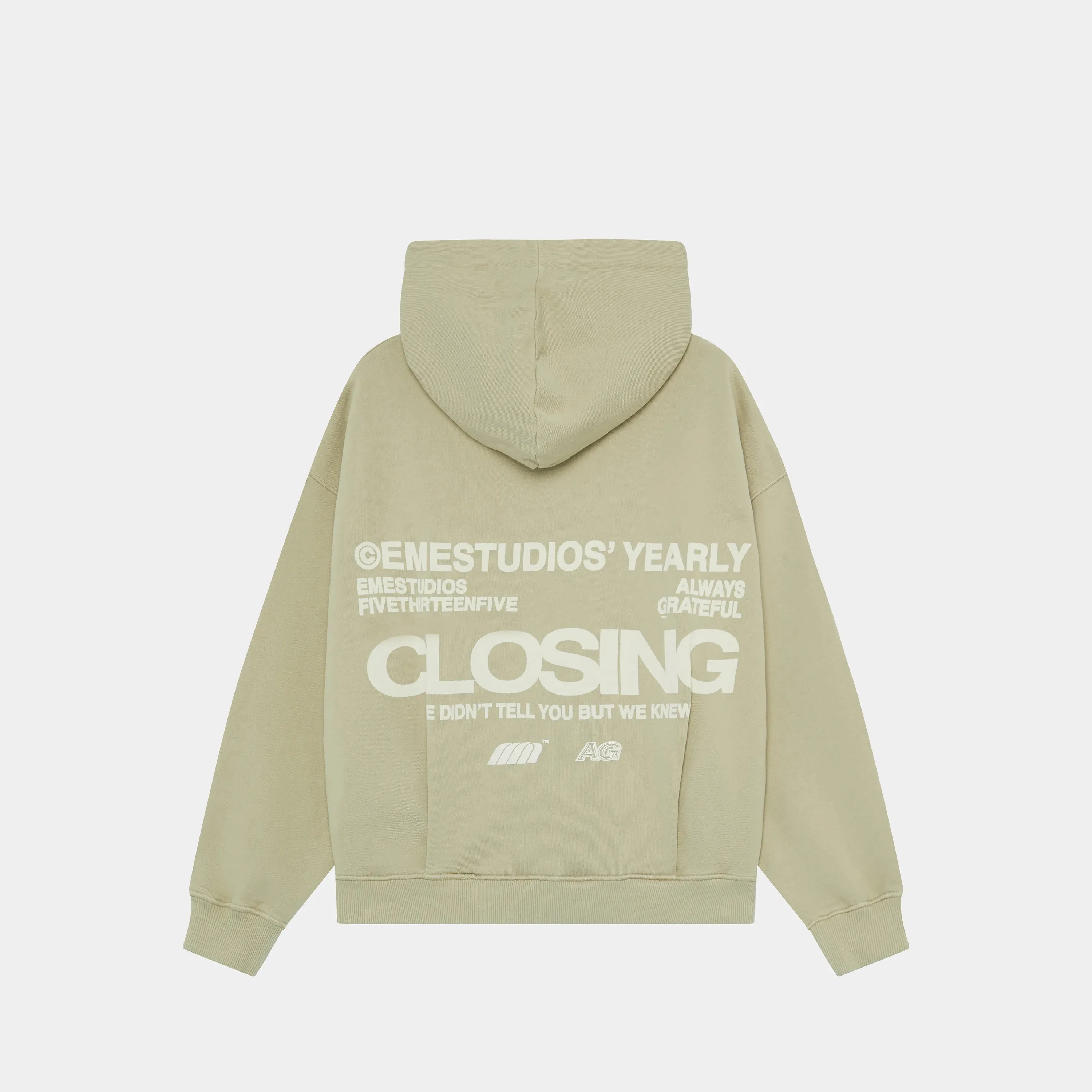 Closing Moss Oversized Hoodie