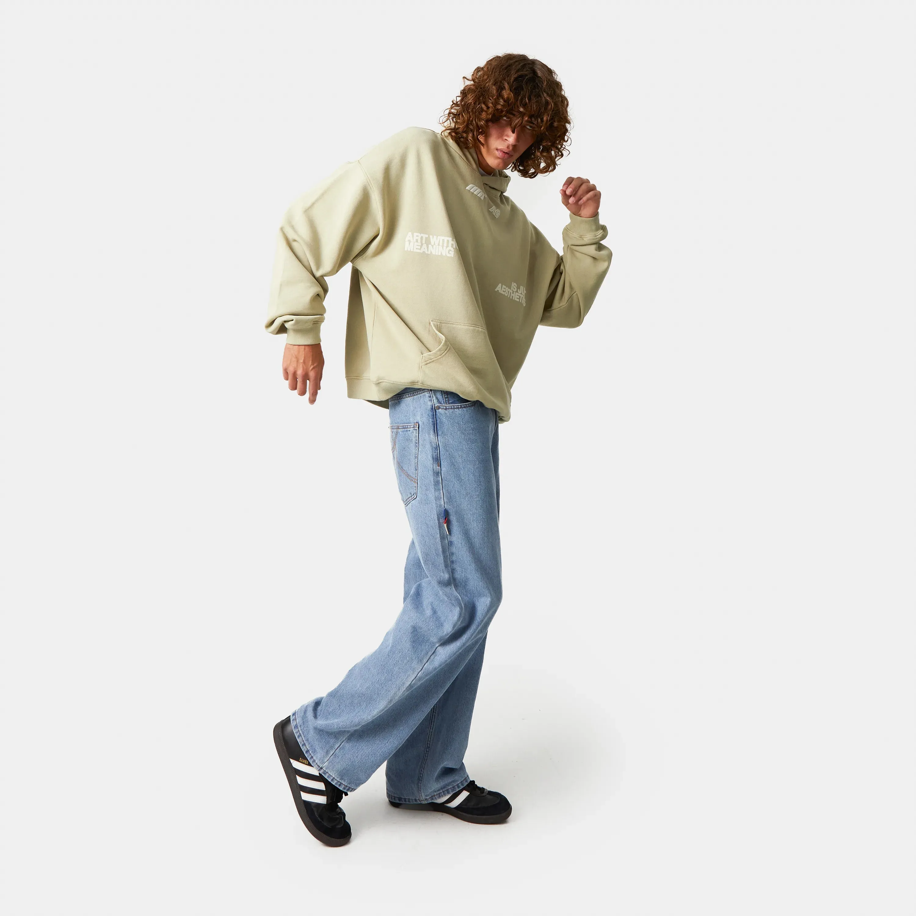 Closing Moss Oversized Hoodie