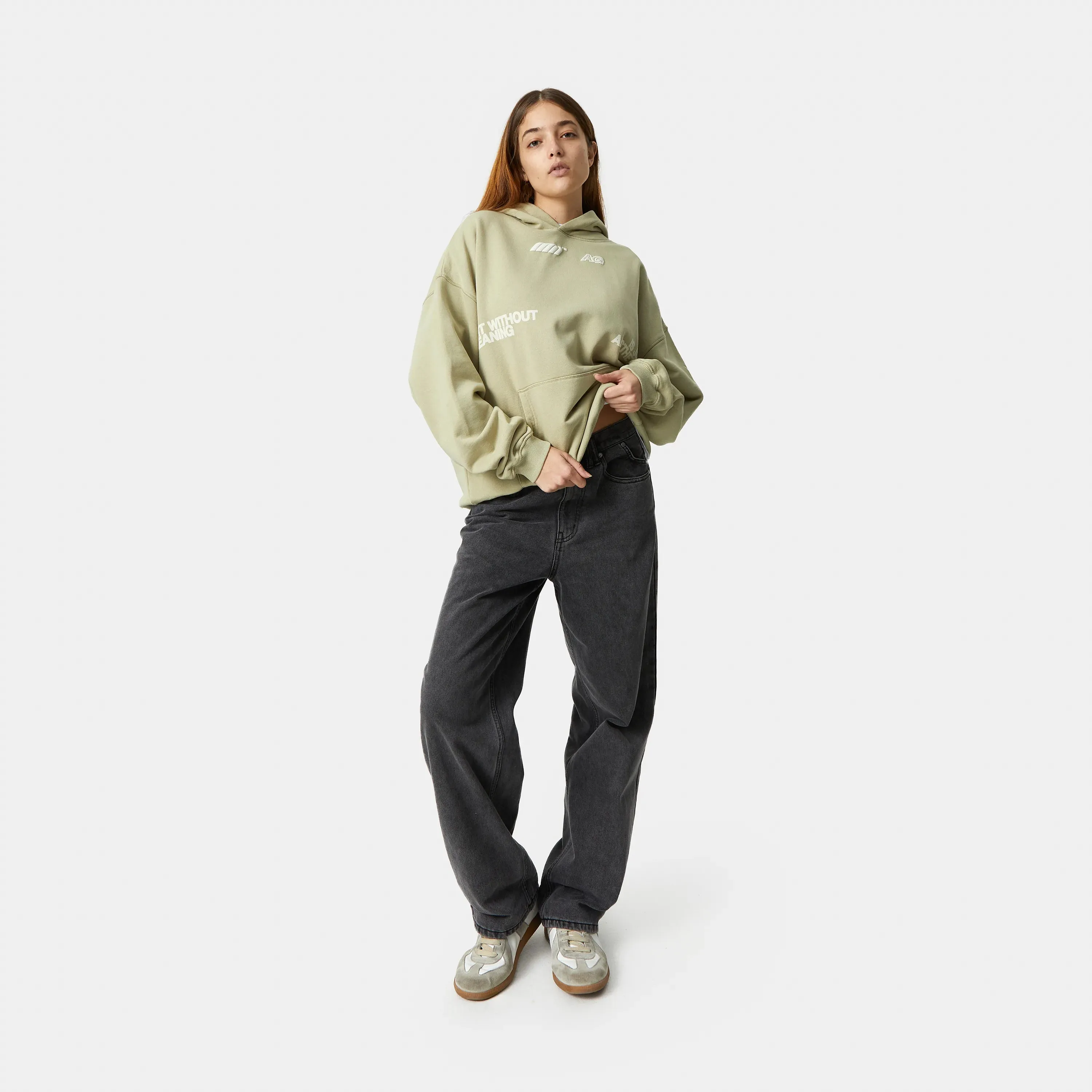 Closing Moss Oversized Hoodie