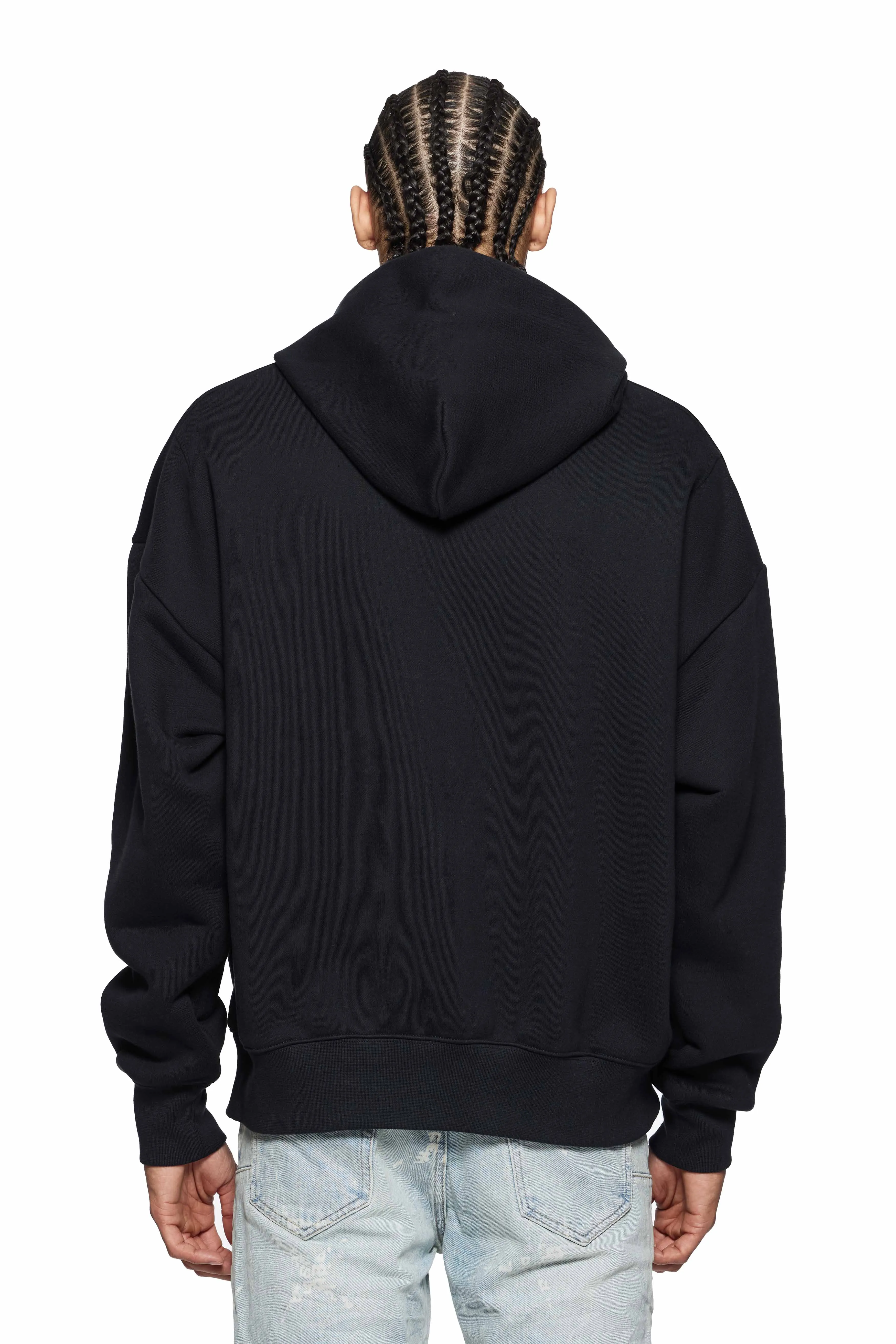 Crystal Gothic Drip Hoodie (Black) - P401-HBGD125