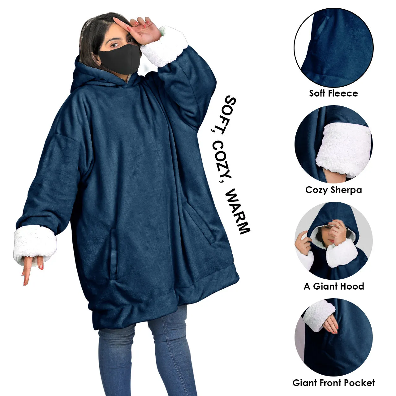 Double Sided Huggle Hoodie