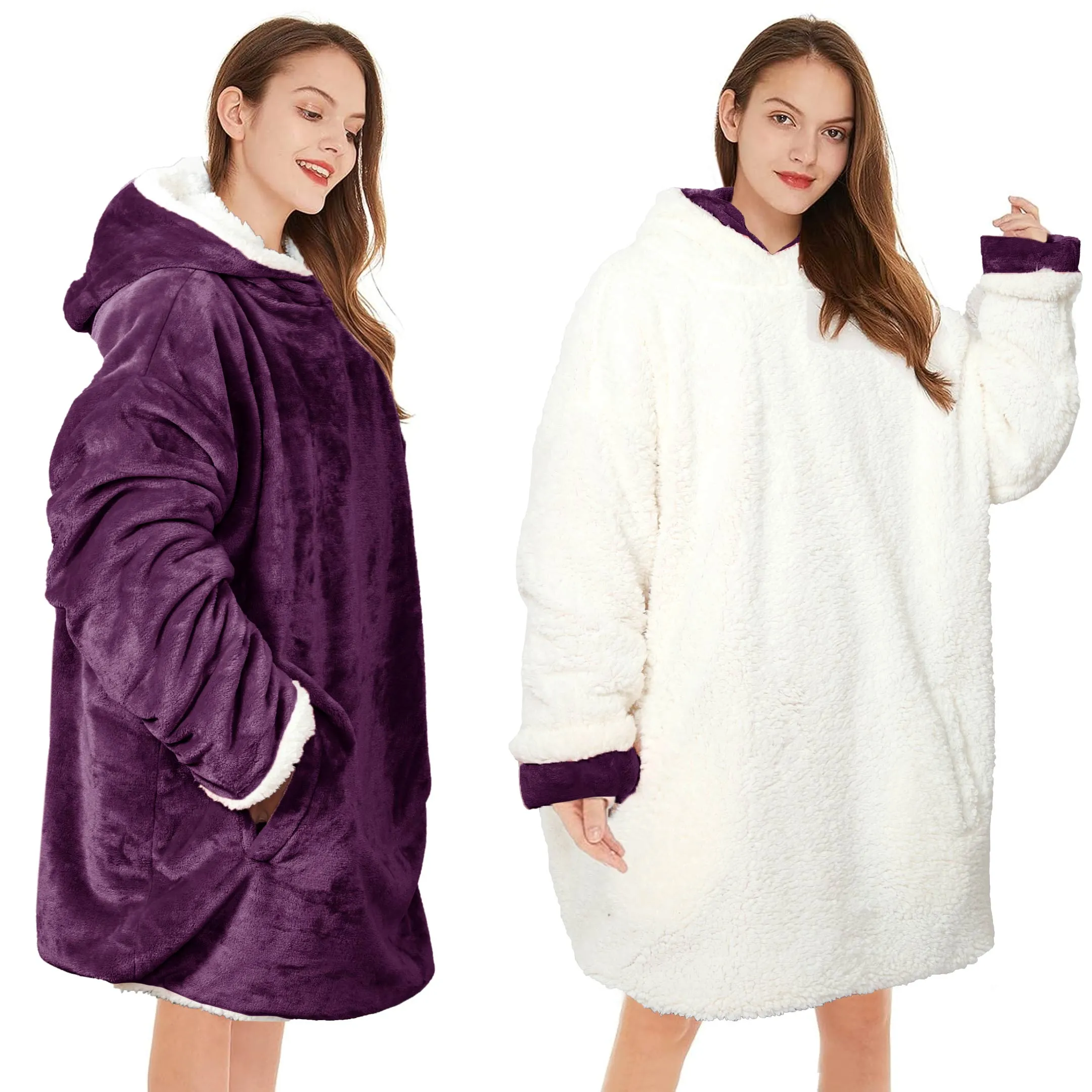 Double Sided Huggle Hoodie