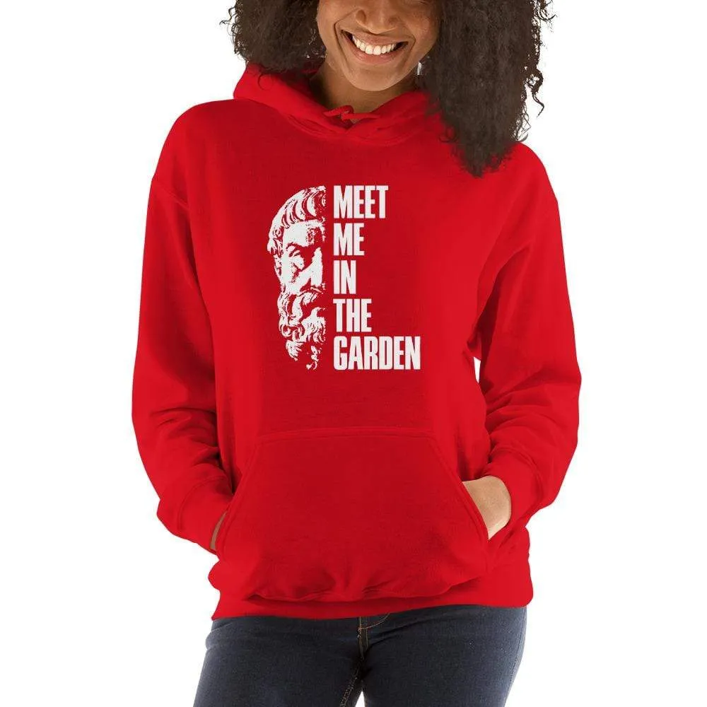 Epicurus Portrait - Meet Me In The Garden - Hoodie