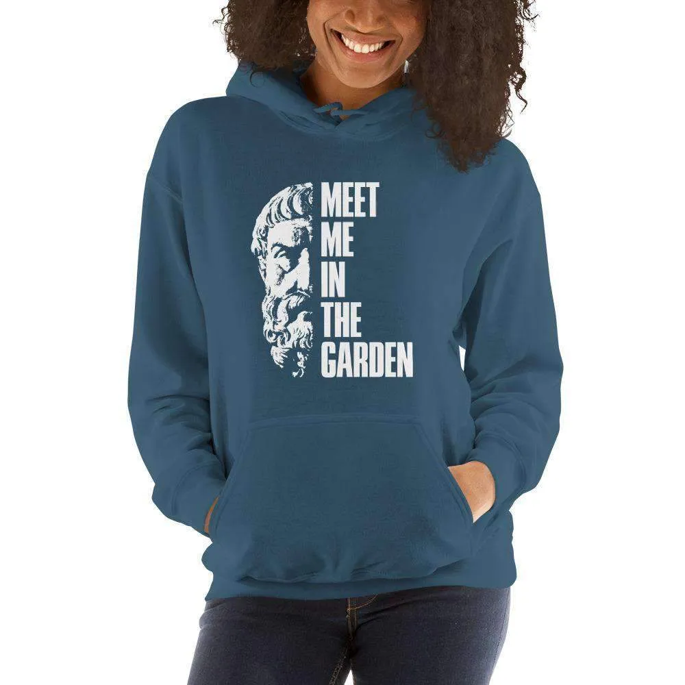 Epicurus Portrait - Meet Me In The Garden - Hoodie