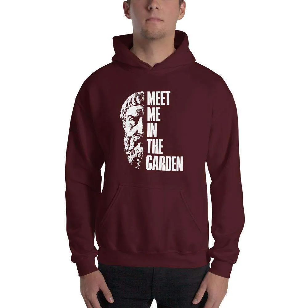 Epicurus Portrait - Meet Me In The Garden - Hoodie