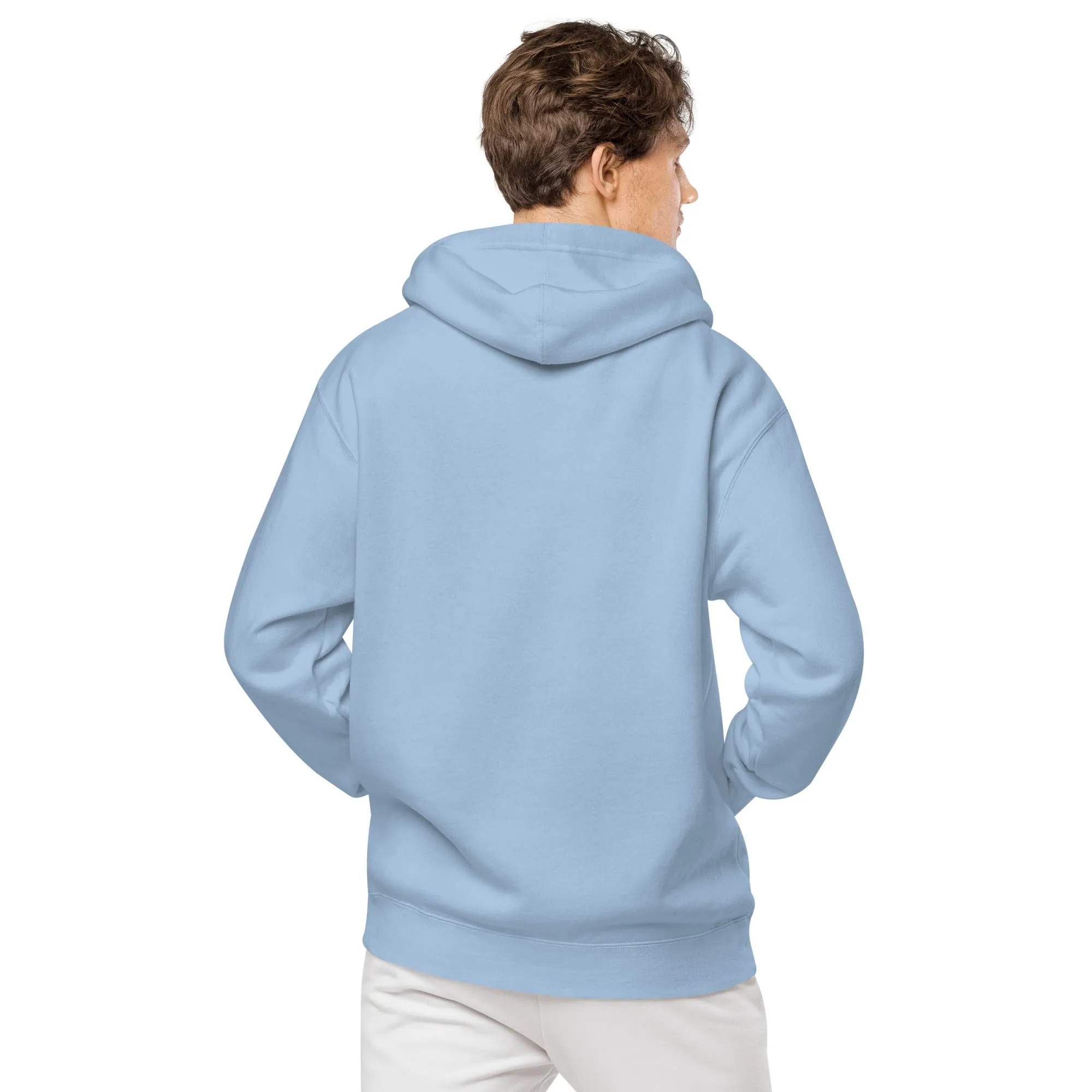 Flame Design Unisex Pigment-Dyed Hoodie