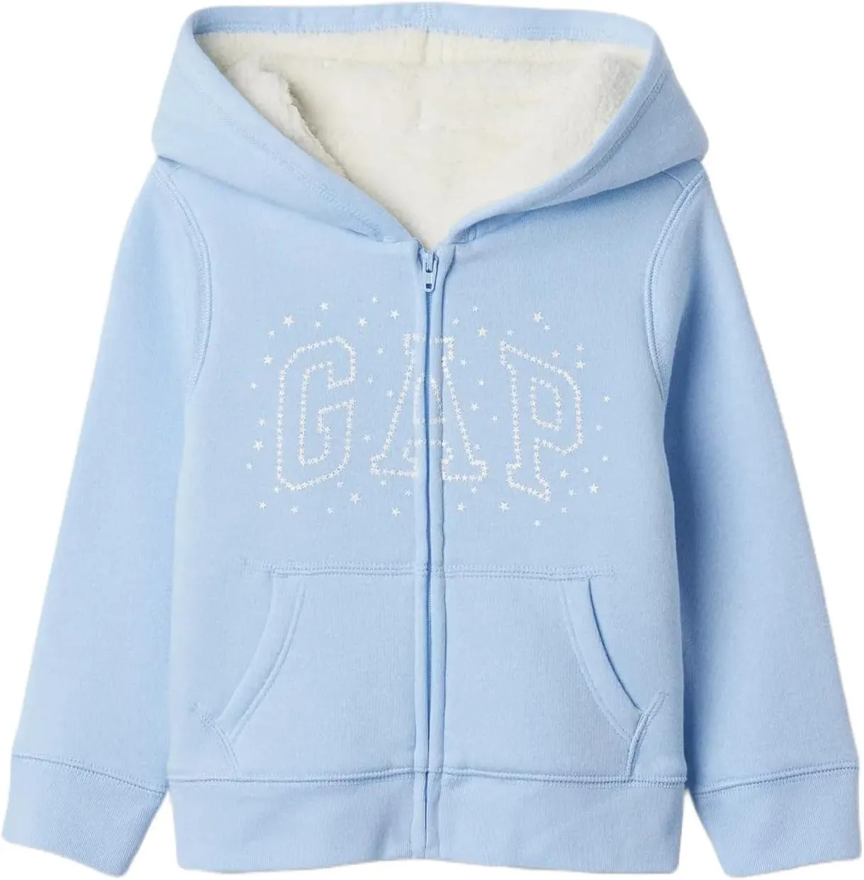 GAP Baby Girls Logo Full Zip Hoodie Hooded Sweatshirt