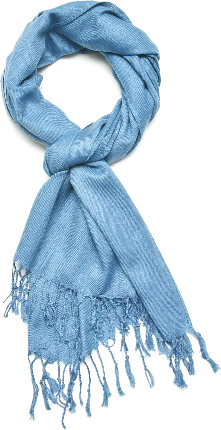 Gelante Plain Soft Pashmina Shawl Wrap Scarf Solid Colors.