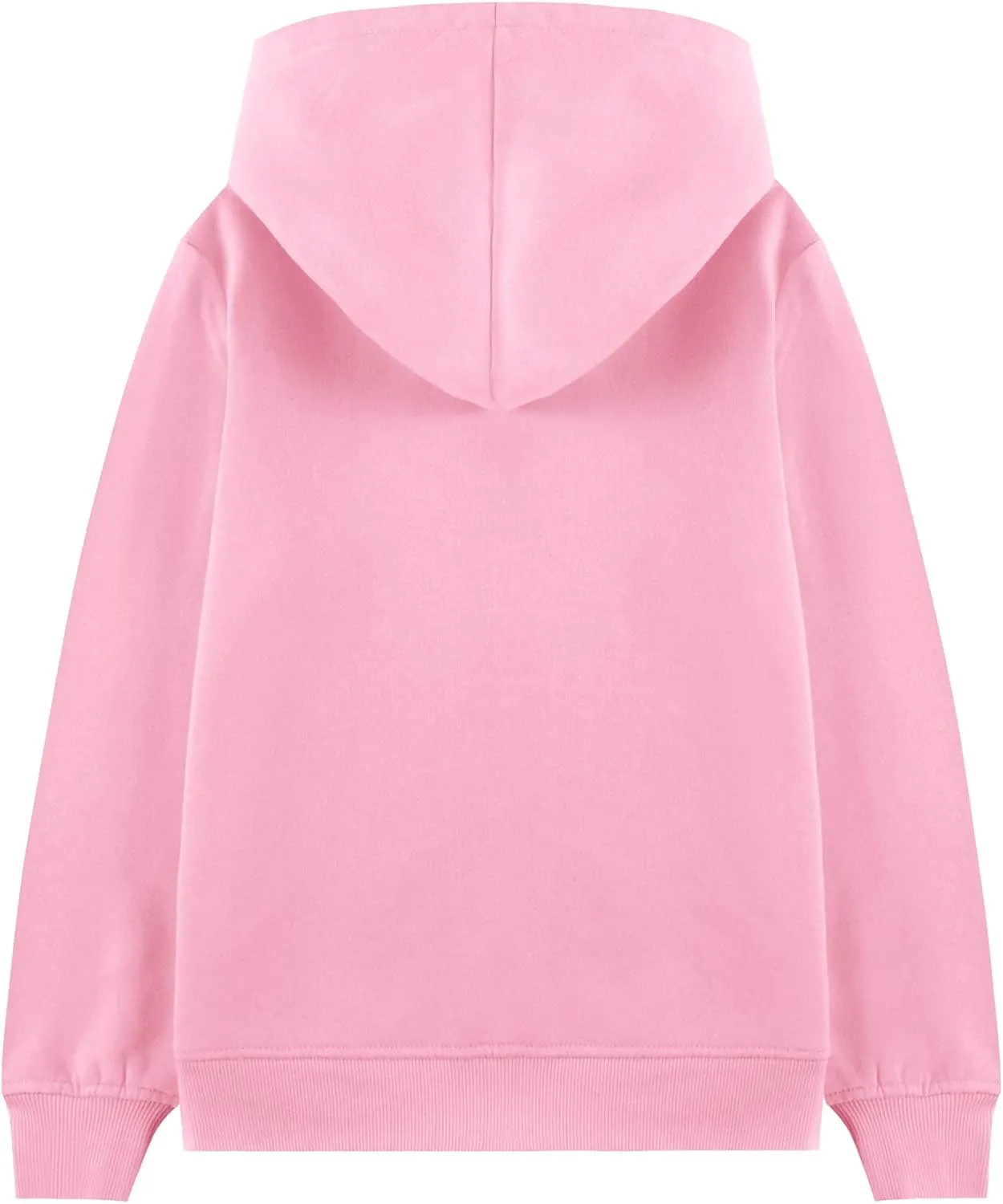 Kid Nation Kids Soft Brushed Fleece Zip-Up Hooded Sweatshirt Hoodie for Boys or Girls 4-12 Years