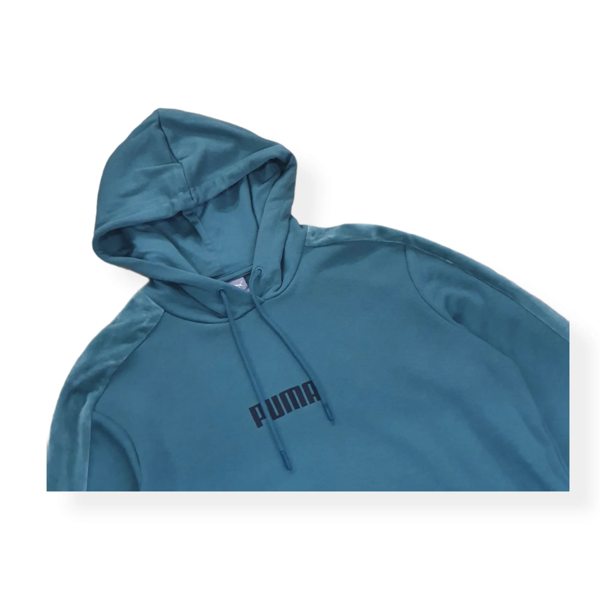 Puma Velvet Striped Hoodie - Green