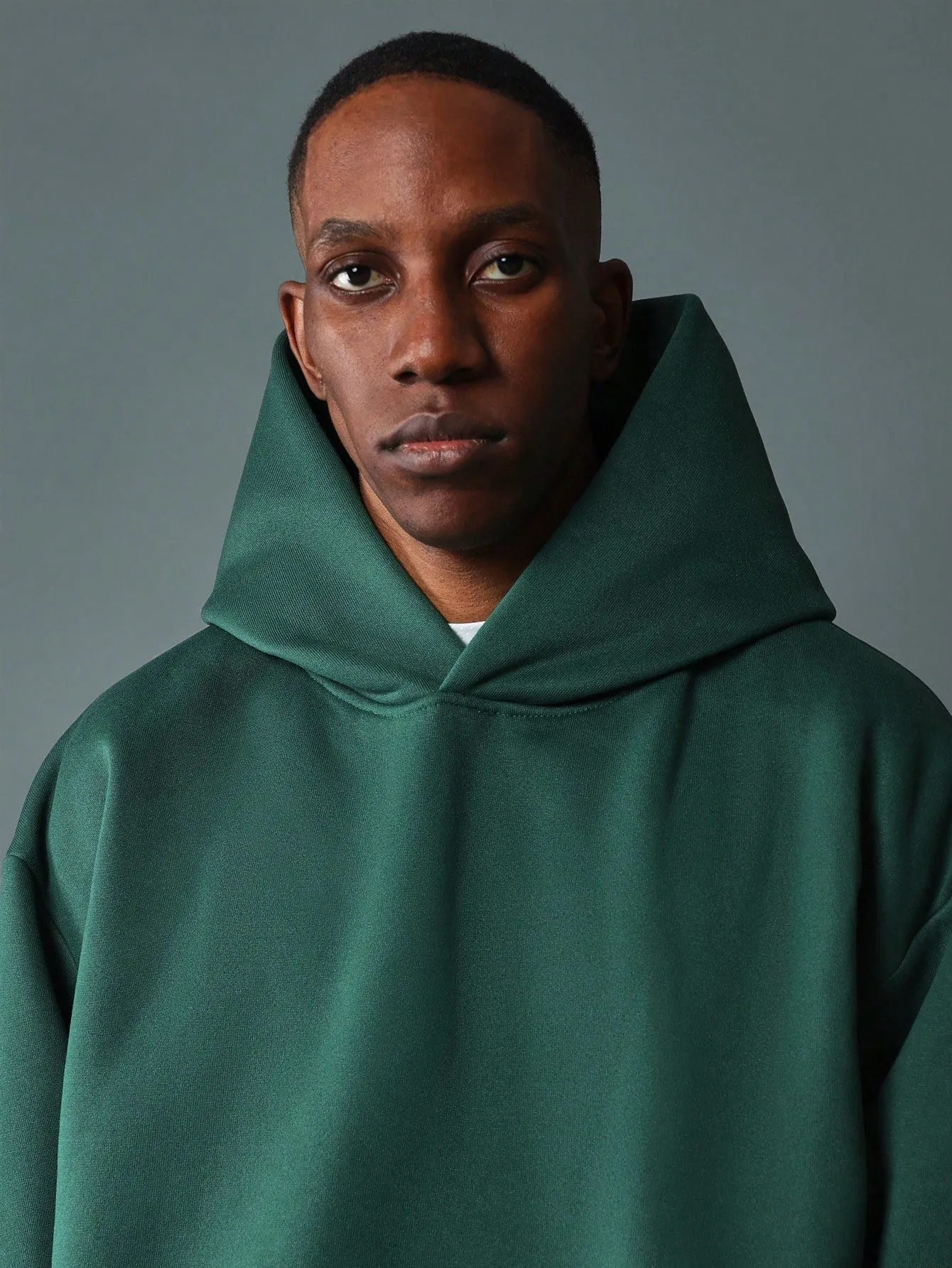 Regular Fit Overhead Hoodie With Embroidery Pattern
