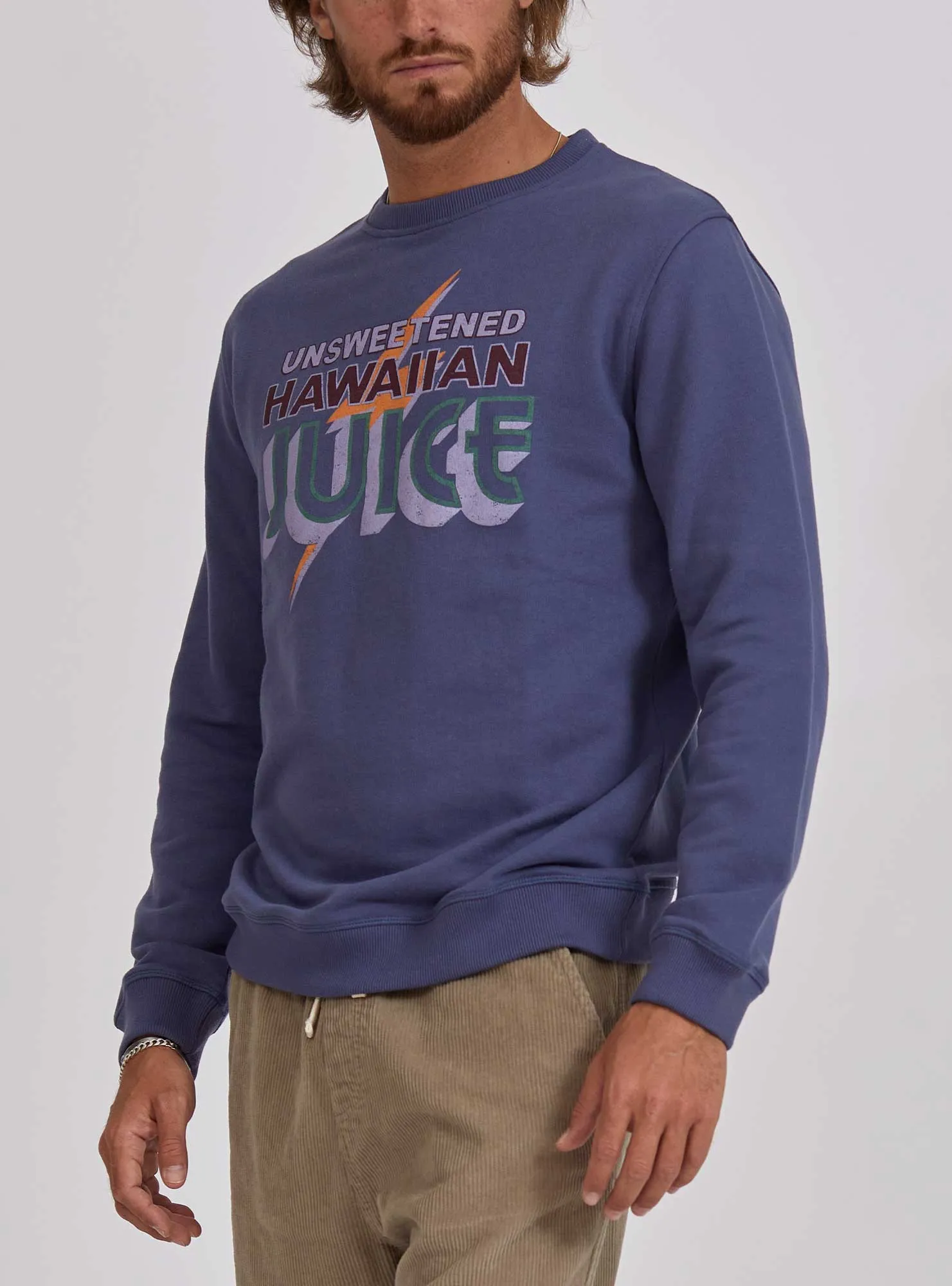REGULAR FLEECE SWEATSHIRT WITH FRONT PRINT