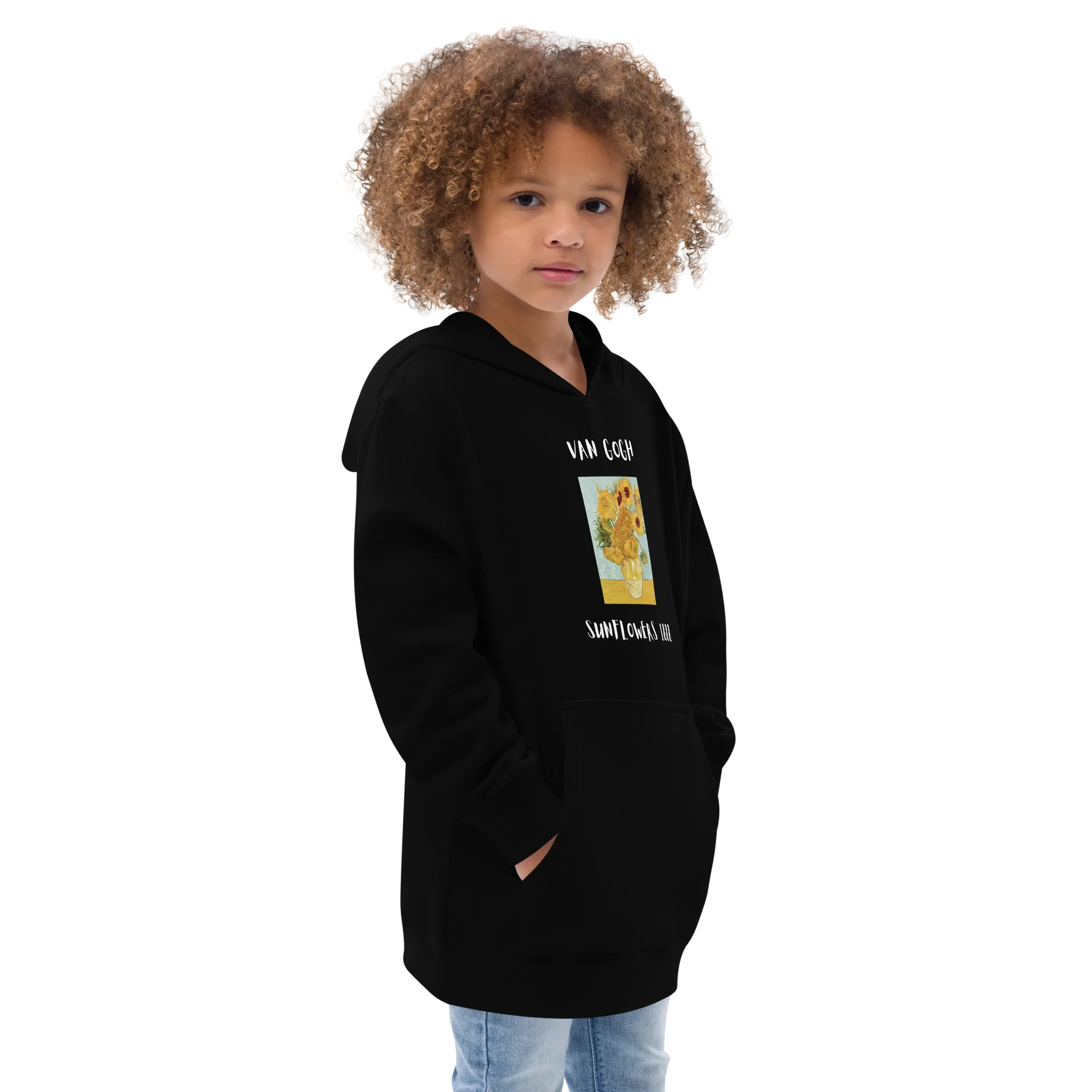 Van Gogh Inspired Kids Fleece Hoodie