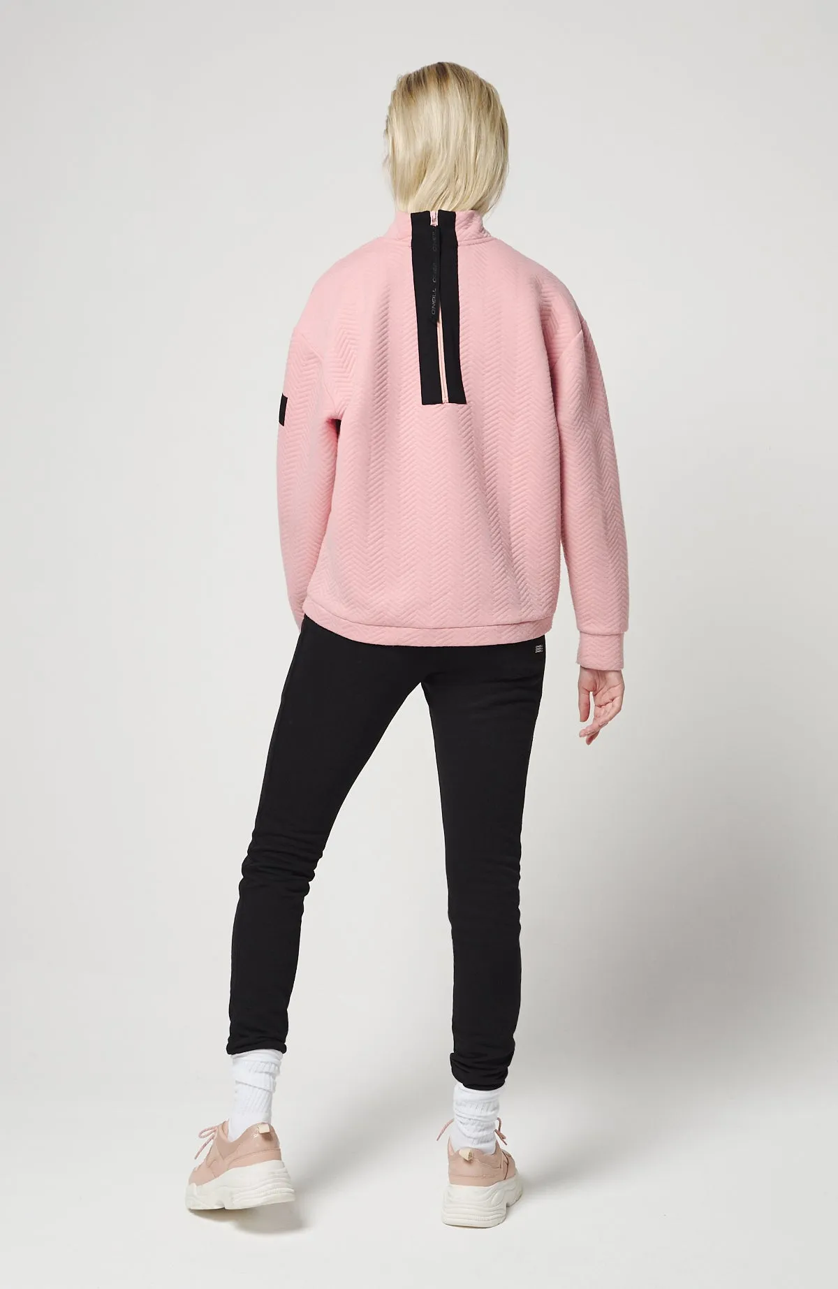 Womens Aralia Quilted Crew Winter Moss
